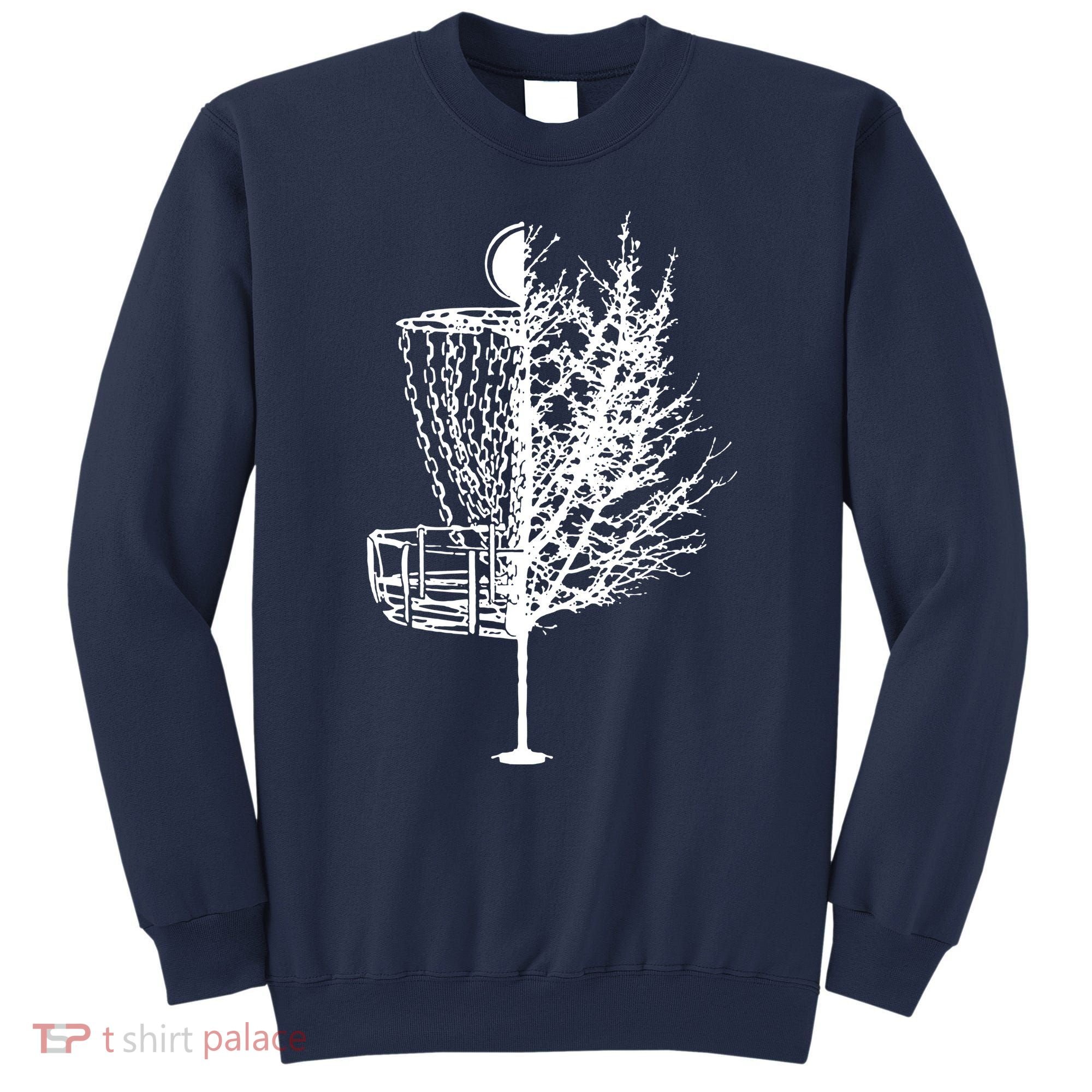Disc Golf Basket Tree Shirts Funny Sweatshirt