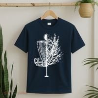 Disc Golf Basket Tree Shirts Funny T-Shirt thumb 2