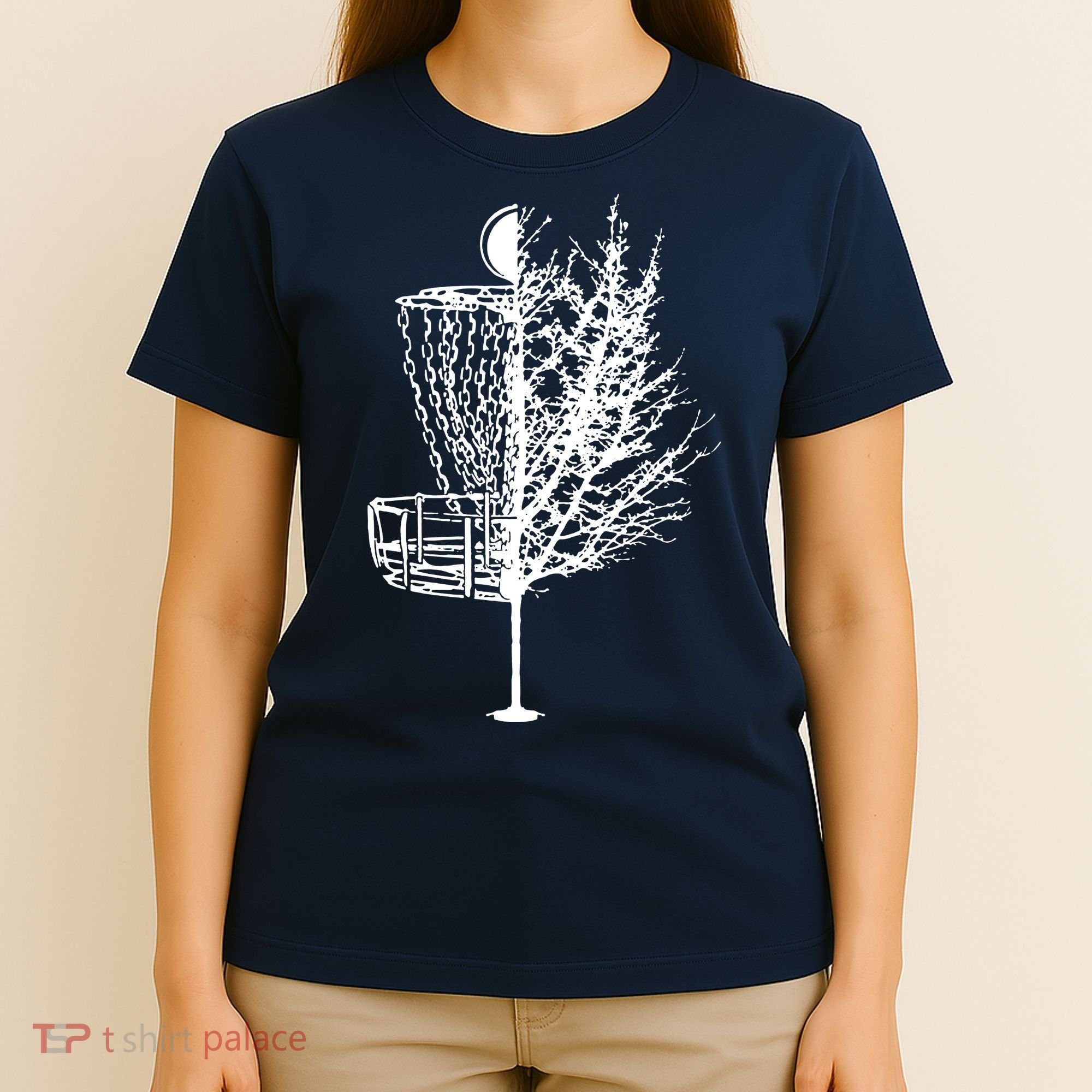 Disc Golf Basket Tree Shirts Funny T-Shirt