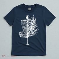Disc Golf Basket Tree Shirts Funny T-Shirt thumb 5