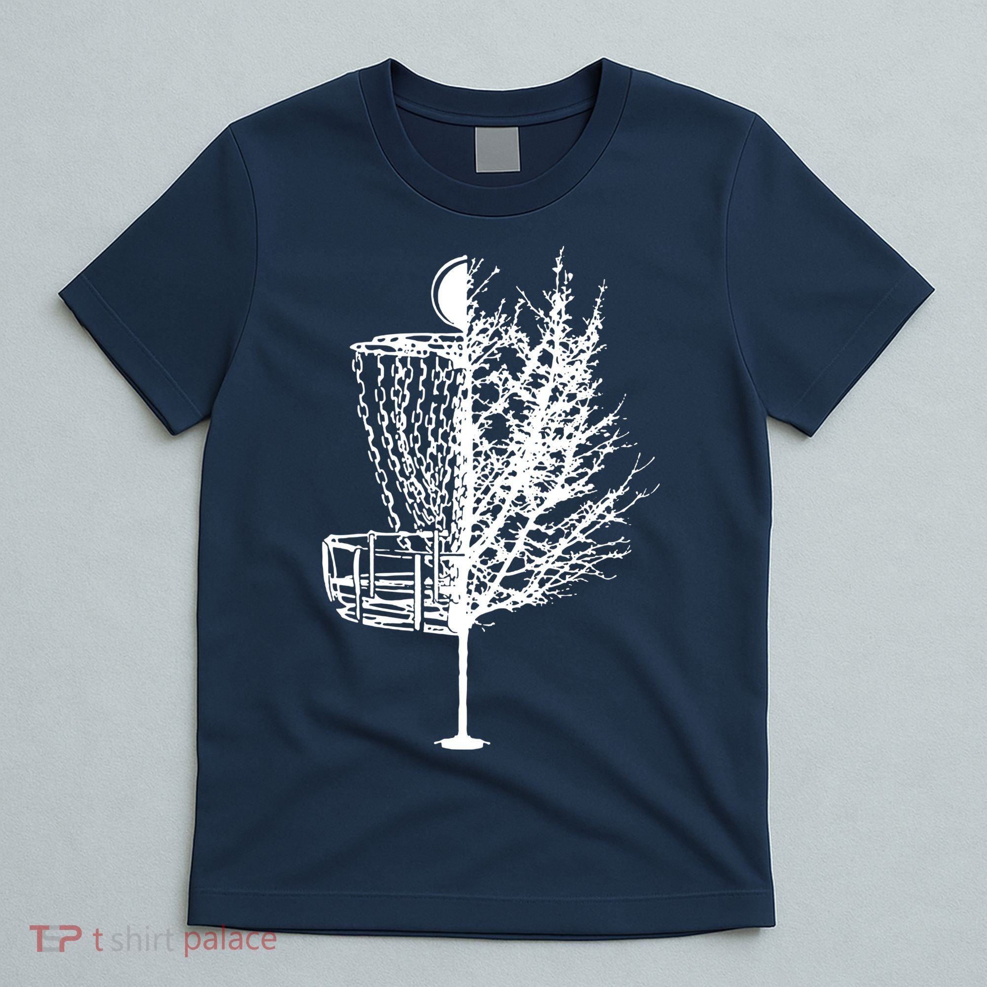 Disc Golf Basket Tree Shirts Funny T-Shirt