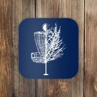 Disc Golf Basket Tree Shirts Funny Coaster thumb 0