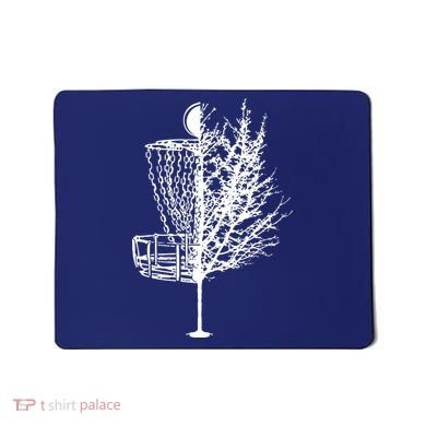 Disc Golf Basket Tree Shirts Funny Mousepad