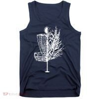 Disc Golf Basket Tree Shirts Funny Tank Top thumb 0