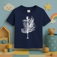 Disc Golf Basket Tree Shirts Funny Toddler T-Shirt thumb 3
