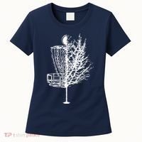 Disc Golf Basket Tree Shirts Funny Women's T-Shirt thumb 0