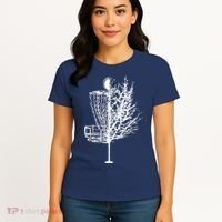 Disc Golf Basket Tree Shirts Funny Women's T-Shirt thumb 4