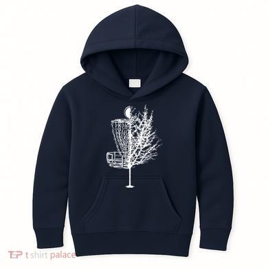 Disc Golf Basket Tree Shirts Funny Kids Hoodie