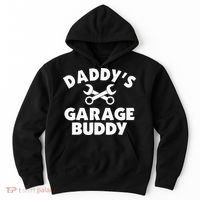 Daddy's Garage Buddy Funny Car Mechanic Hoodie thumb 0