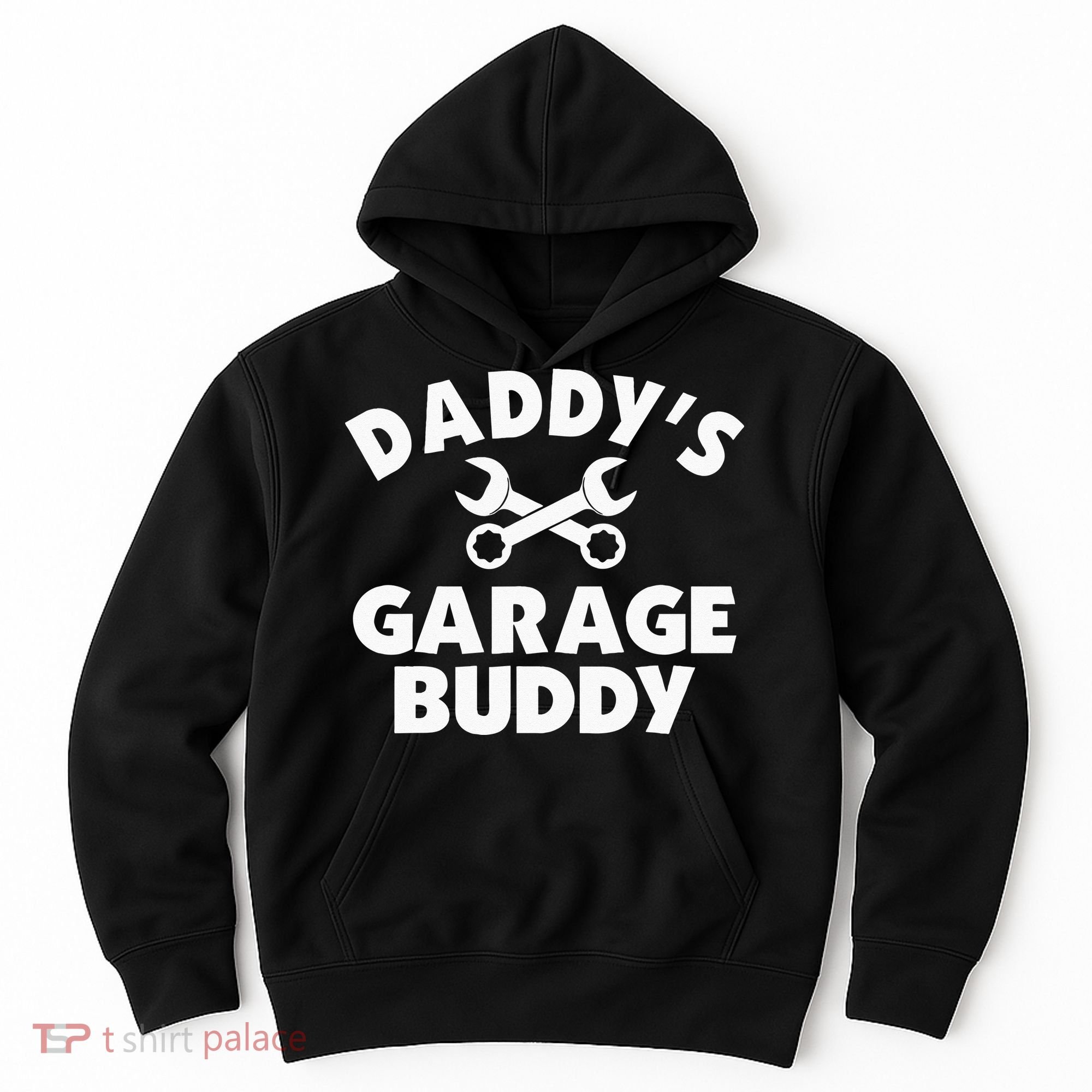 Daddy's Garage Buddy Funny Car Mechanic Hoodie