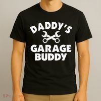 Daddy's Garage Buddy Funny Car Mechanic T-Shirt thumb 3
