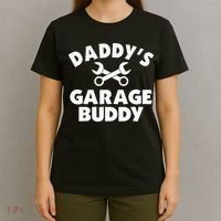 Daddy's Garage Buddy Funny Car Mechanic T-Shirt thumb 4
