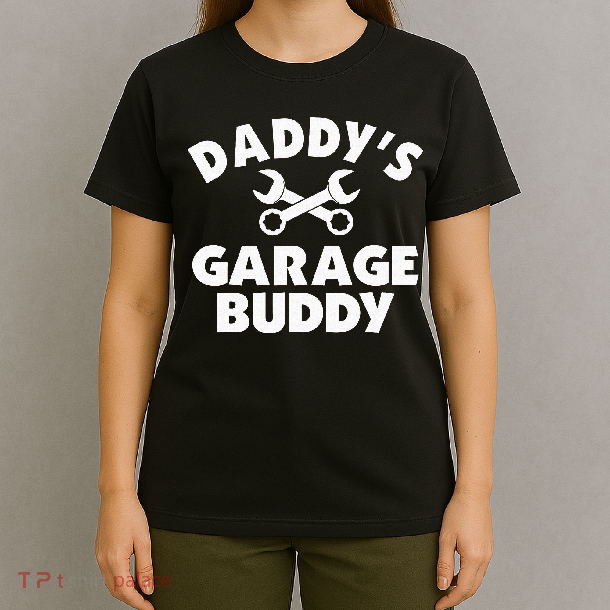 Daddy's Garage Buddy Funny Car Mechanic T-Shirt