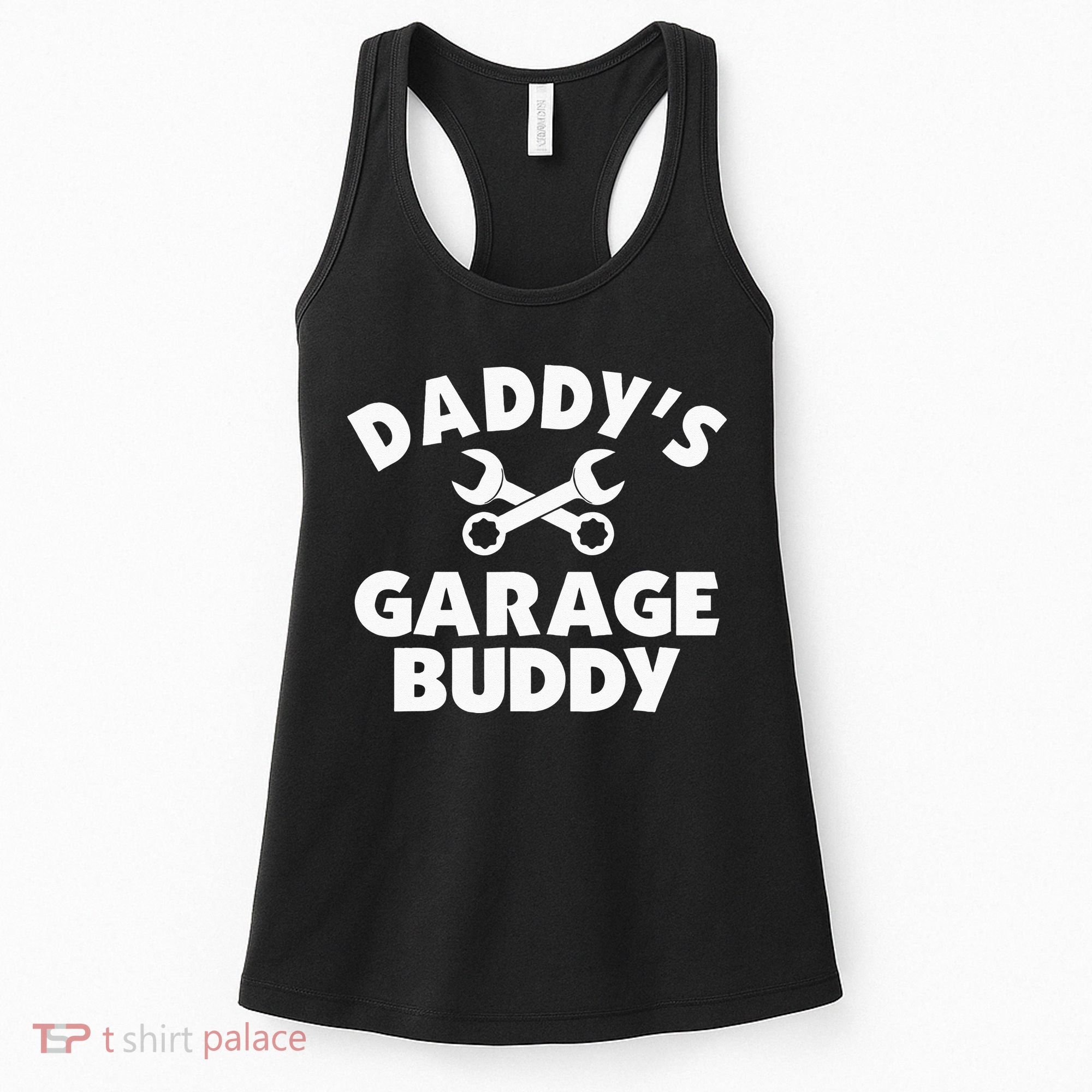 Daddy's Garage Buddy Funny Car Mechanic Women's Tank Top