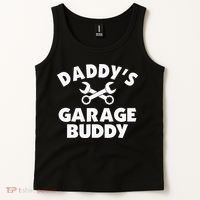 Daddy's Garage Buddy Funny Car Mechanic Tank Top thumb 2