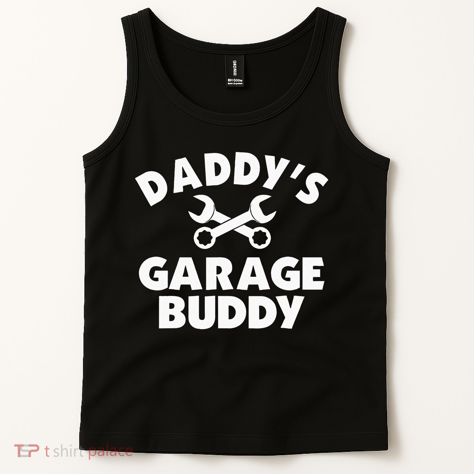 Daddy's Garage Buddy Funny Car Mechanic Tank Top