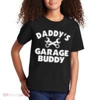 Daddy's Garage Buddy Funny Car Mechanic Kids T-Shirt thumb 2