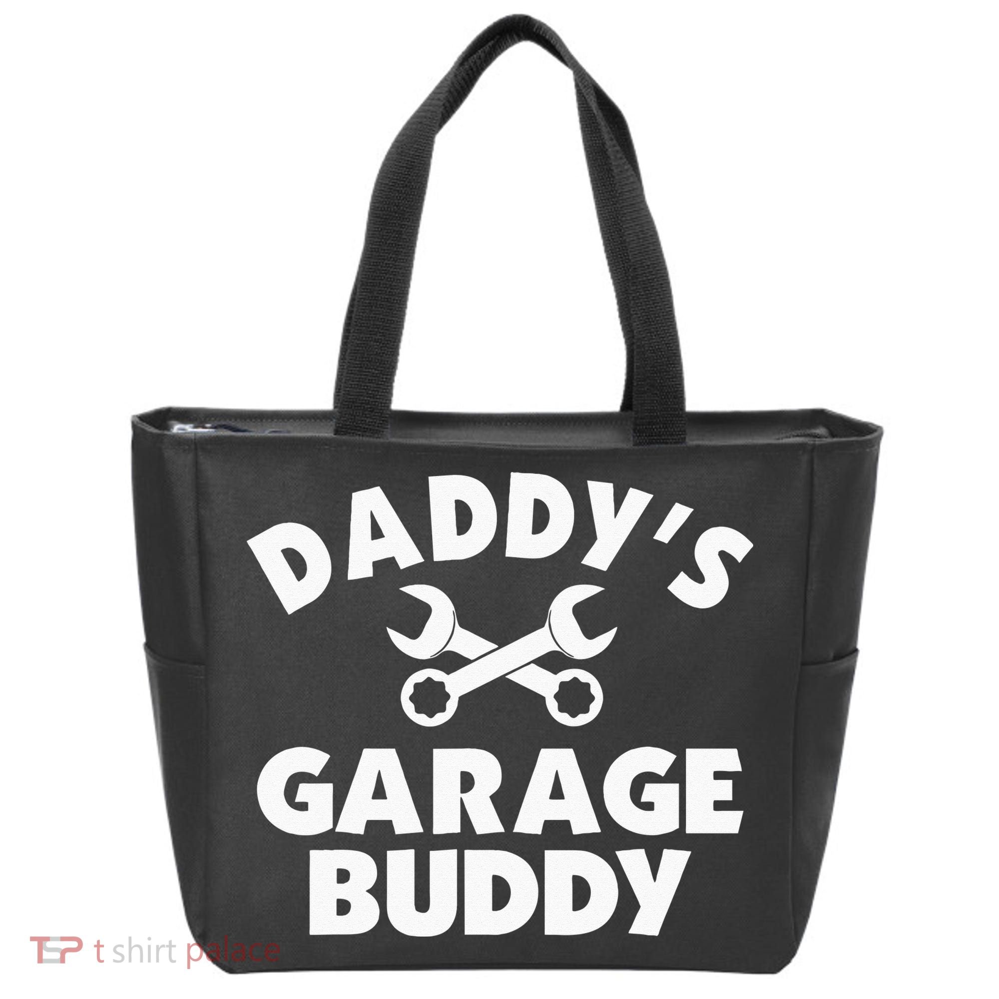 Daddy's Garage Buddy Funny Car Mechanic Tote Bag