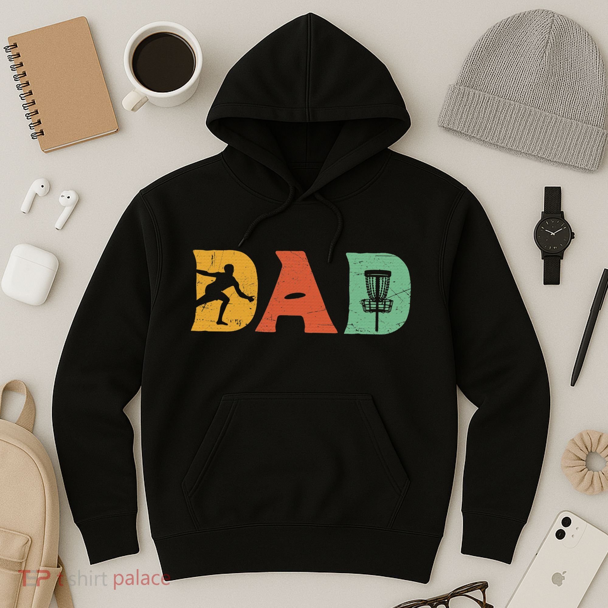 Disc Golf Best Dad By Par Father's Day Disc Golf Hoodie