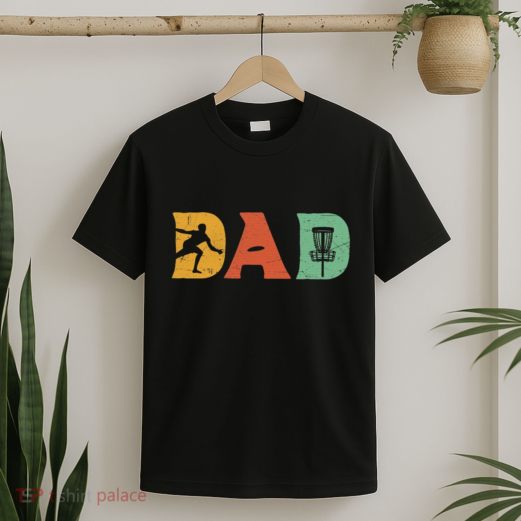 Disc Golf Best Dad By Par Father's Day Disc Golf T-Shirt