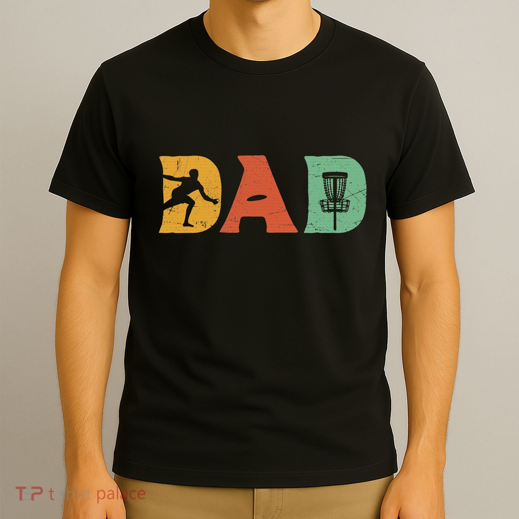 Disc Golf Best Dad By Par Father's Day Disc Golf T-Shirt