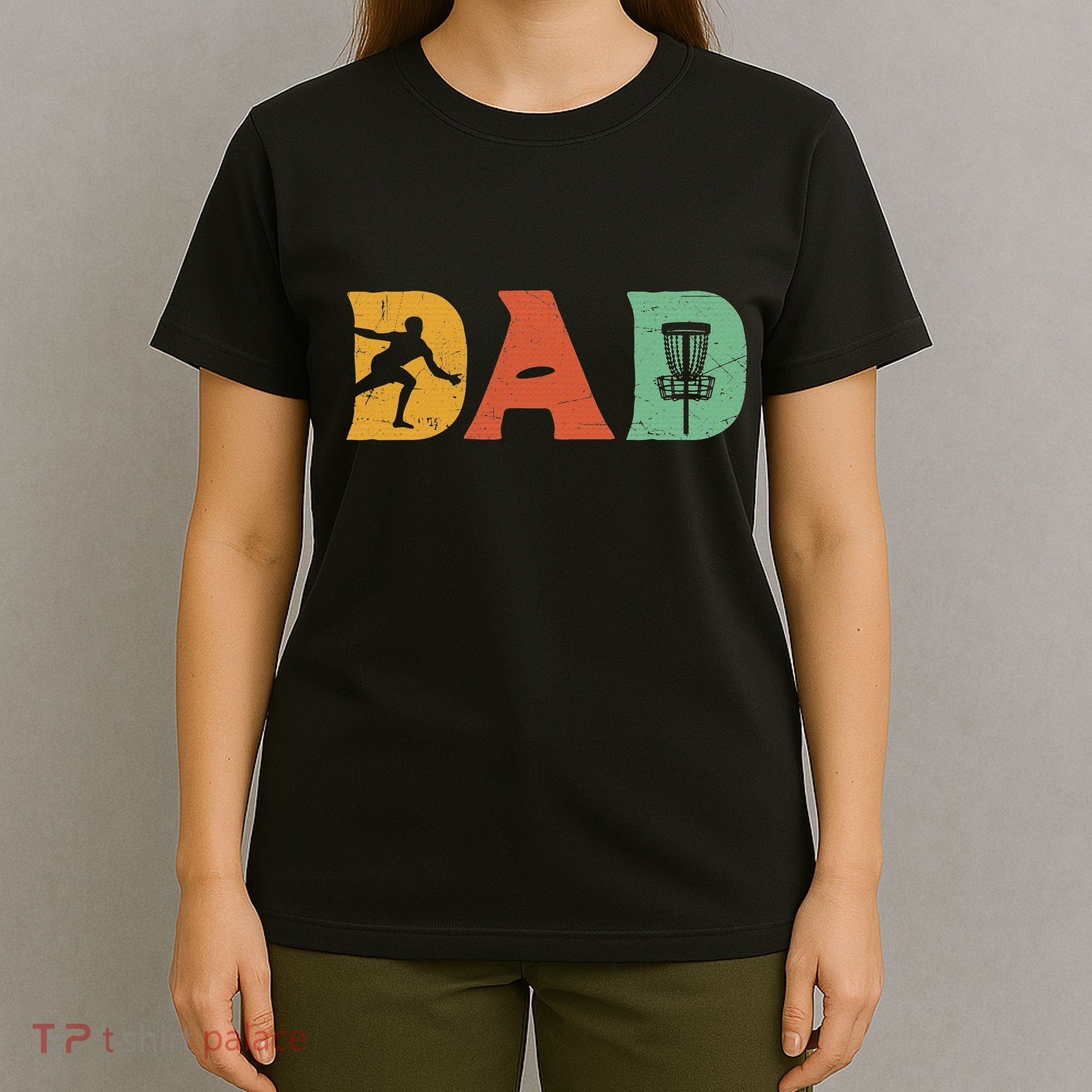 Disc Golf Best Dad By Par Father's Day Disc Golf T-Shirt
