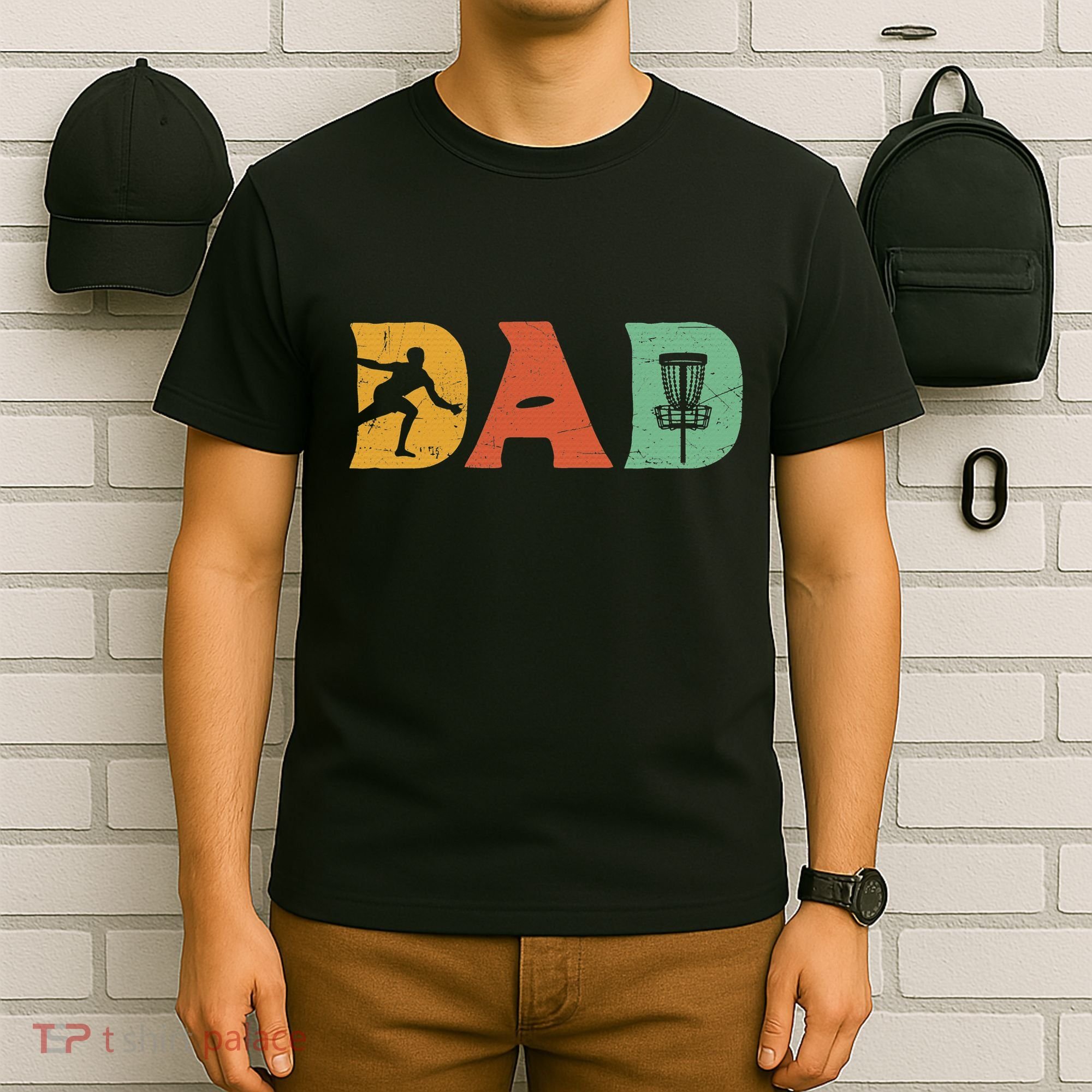 Disc Golf Best Dad By Par Father's Day Disc Golf T-Shirt