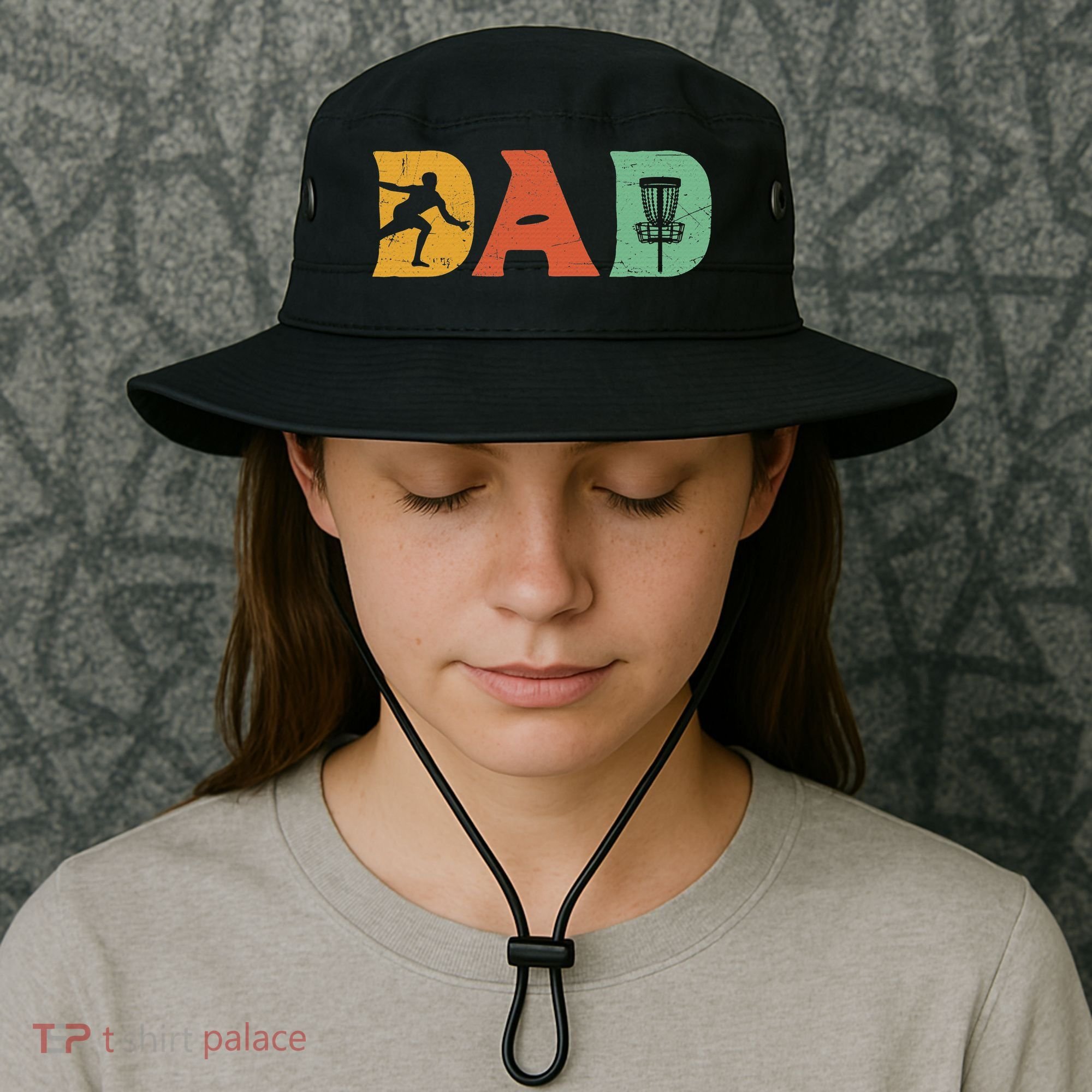 Disc Golf Best Dad By Par Father's Day Disc Golf Bucket Hat