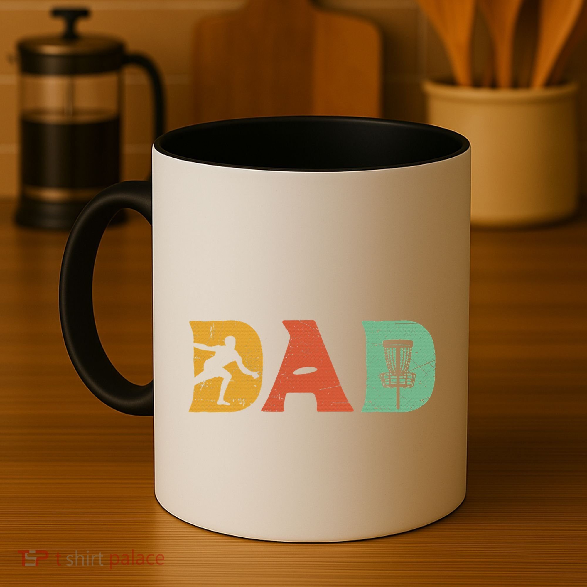Disc Golf Best Dad By Par Father's Day Disc Golf Coffee Mug