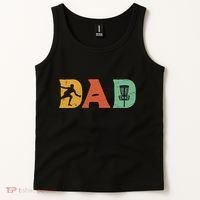 Disc Golf Best Dad By Par Father's Day Disc Golf Tank Top thumb 2