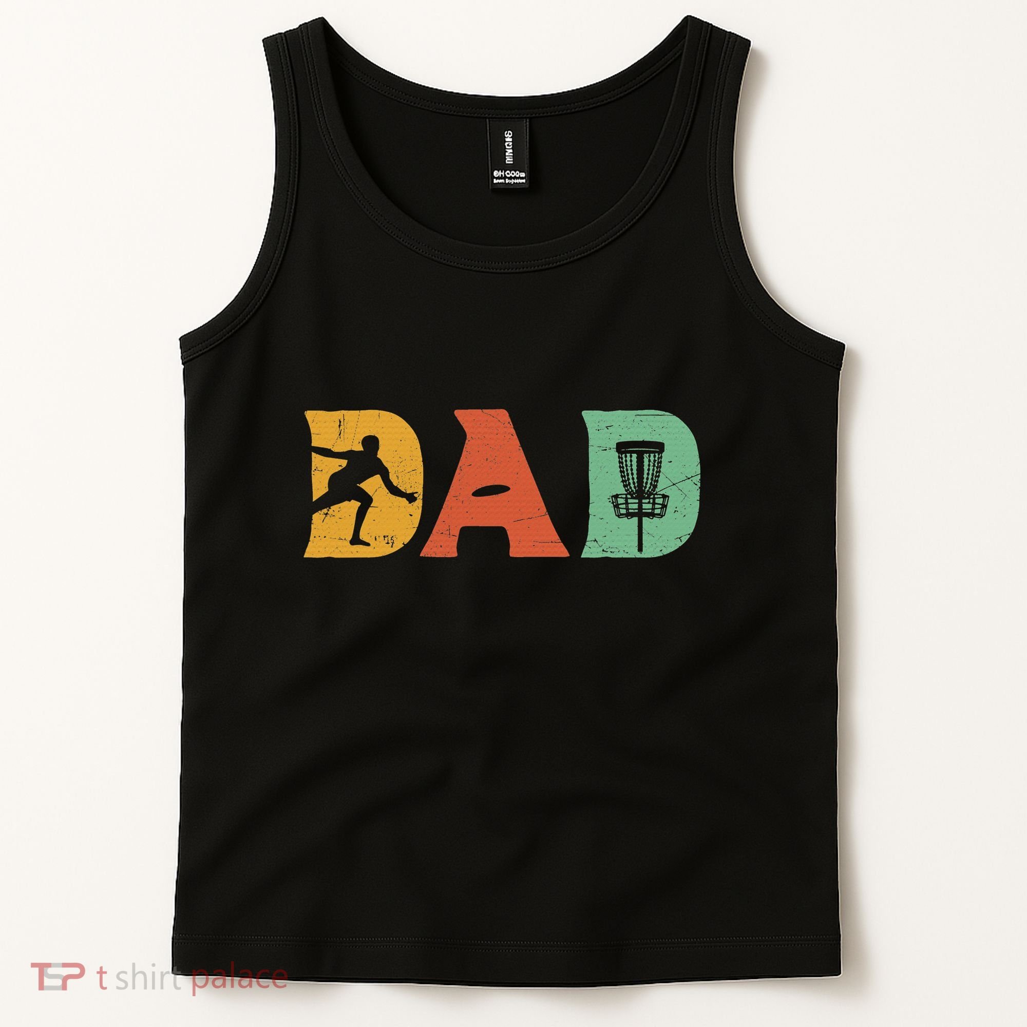 Disc Golf Best Dad By Par Father's Day Disc Golf Tank Top