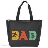 Disc Golf Best Dad By Par Father's Day Disc Golf Tote Bag thumb 0