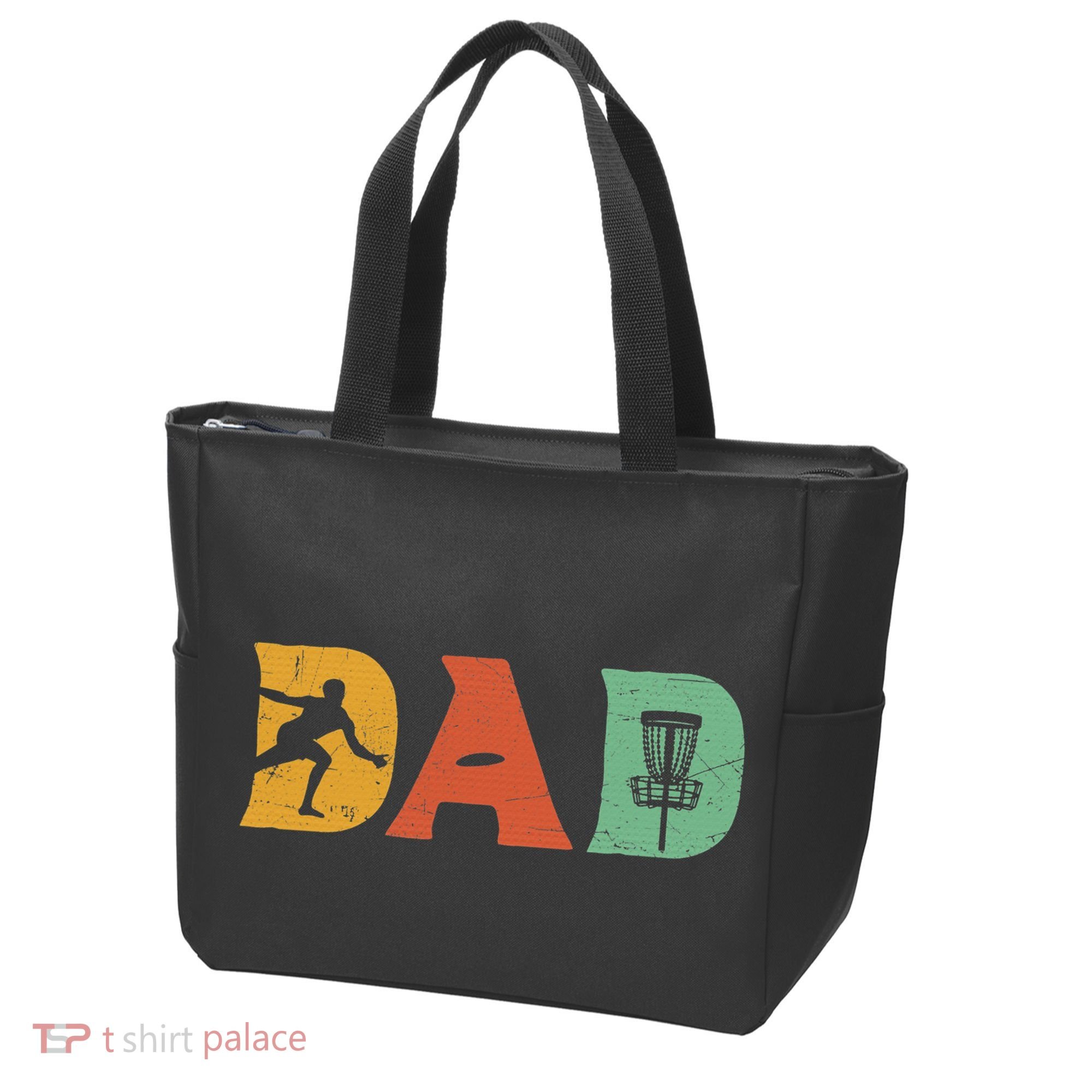 Disc Golf Best Dad By Par Father's Day Disc Golf Tote Bag