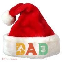 Disc Golf Best Dad By Par Father's Day Disc Golf Santa Hat thumb 0