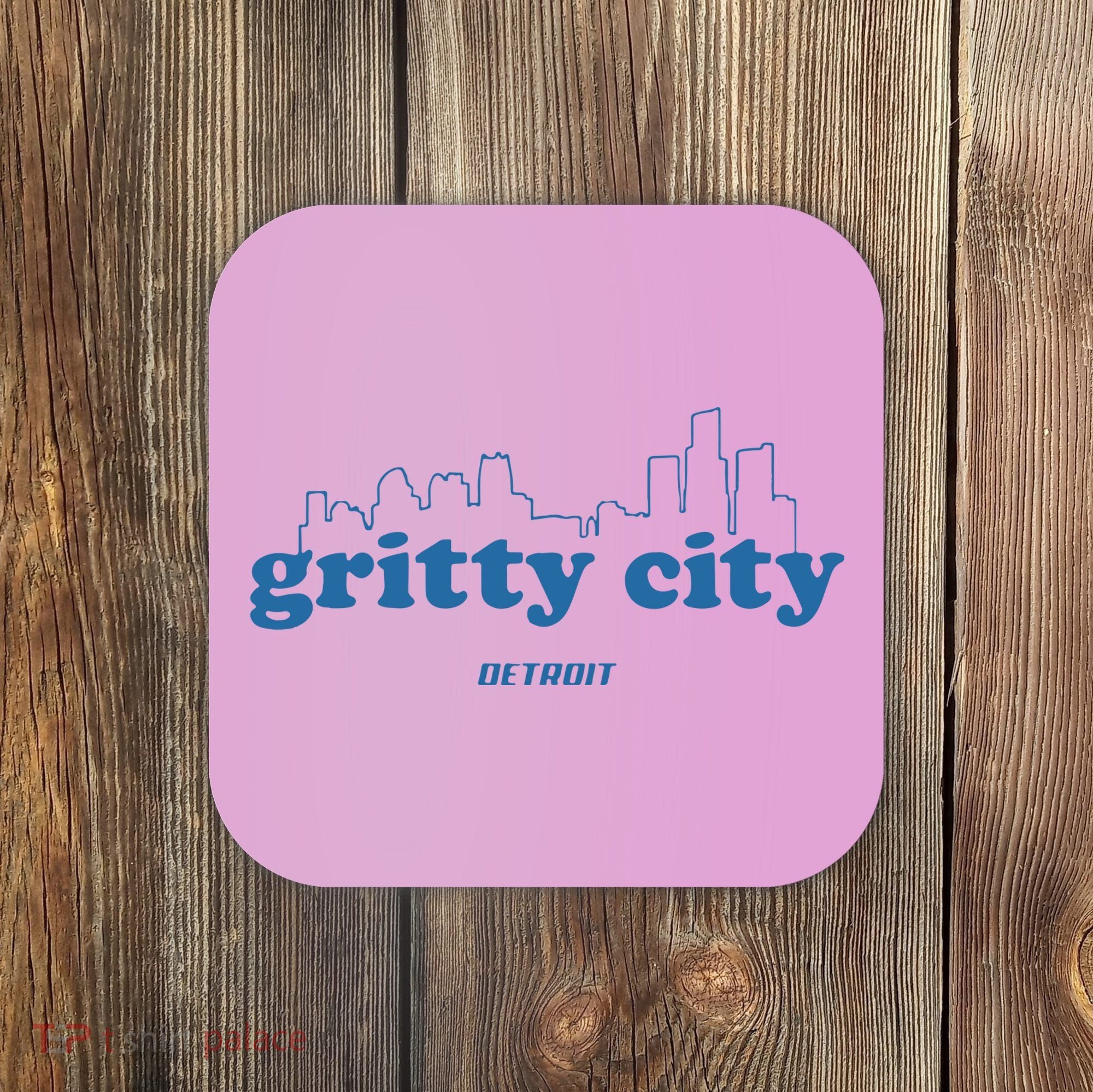 Detroit Gritty City Coaster