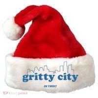 Detroit Gritty City Santa Hat thumb 0