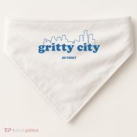 Detroit Gritty City USA-Made Doggie Bandana thumb 0