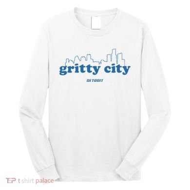 Detroit Gritty City Long Sleeve Shirt