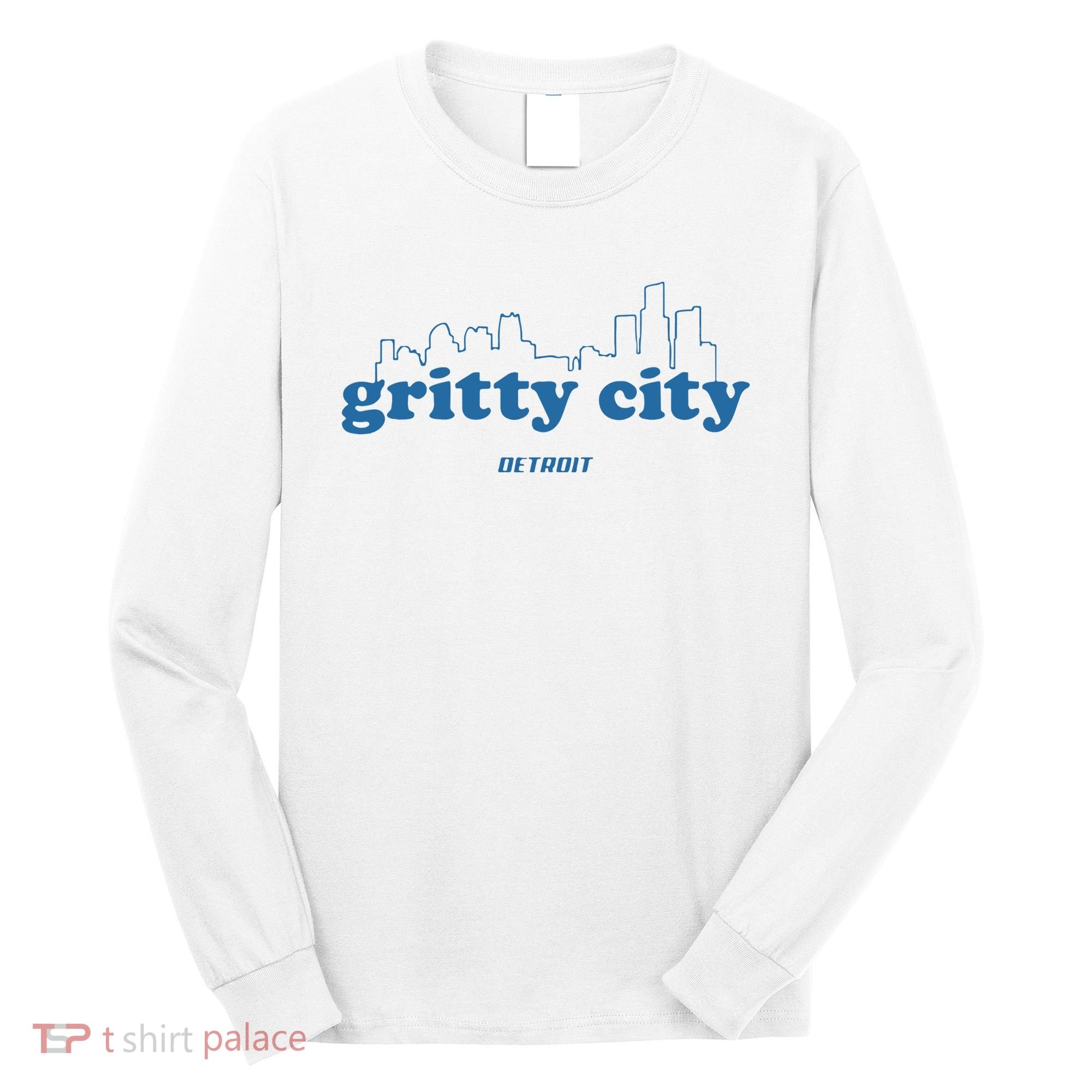 Detroit Gritty City Long Sleeve Shirt