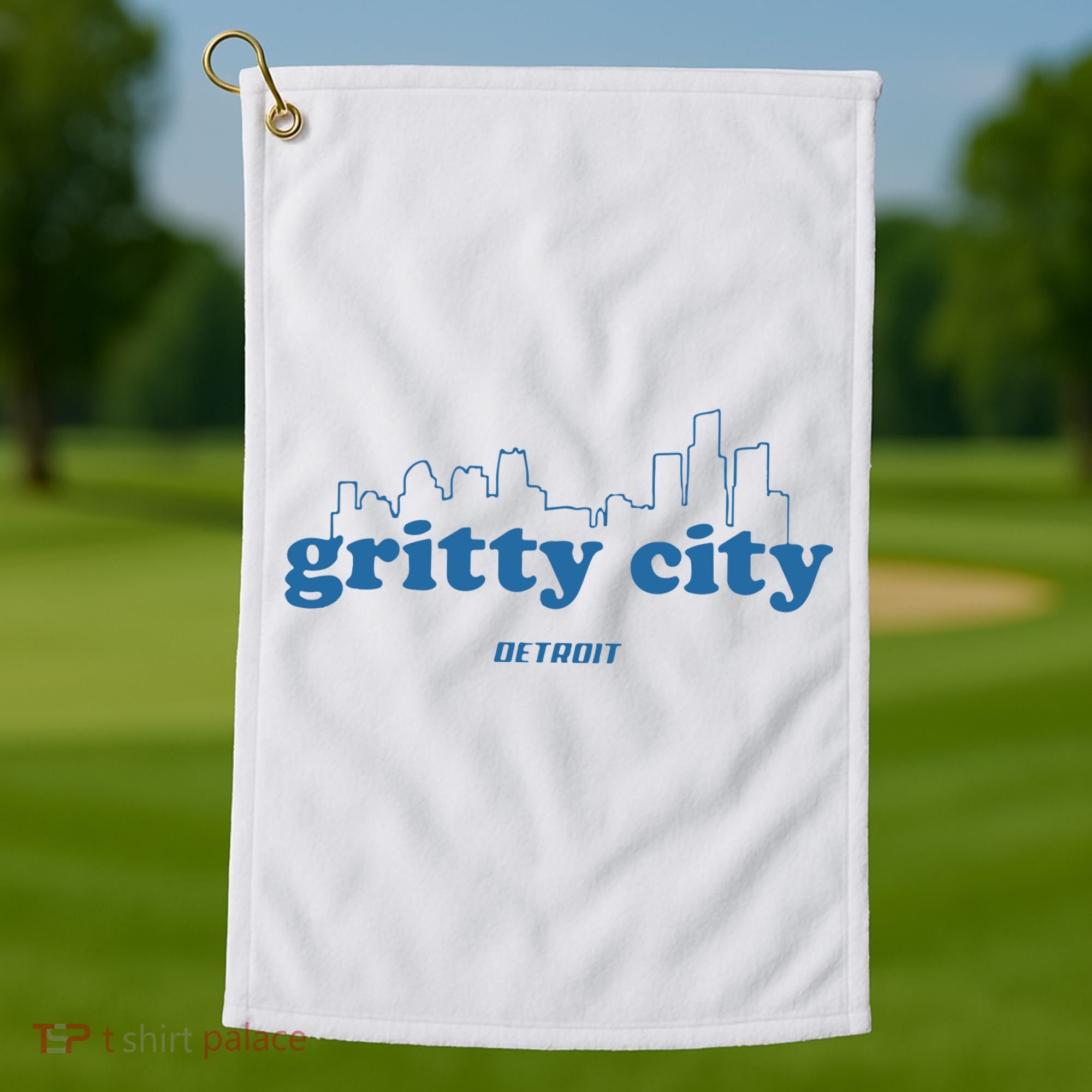 Detroit Gritty City Golf Towel