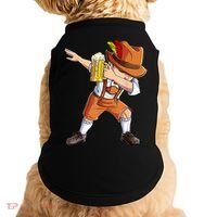 Dabbing German Clothes Oktoberfest Lederhosen Men Prost Beer Doggie Tank thumb 0