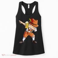 Dabbing German Clothes Oktoberfest Lederhosen Men Prost Beer Women's Tank Top thumb 0