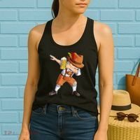 Dabbing German Clothes Oktoberfest Lederhosen Men Prost Beer Women's Tank Top thumb 2