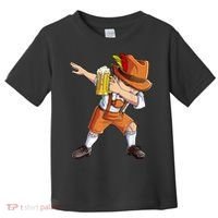 Dabbing German Clothes Oktoberfest Lederhosen Men Prost Beer Toddler T-Shirt thumb 0