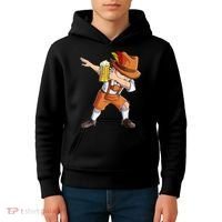 Dabbing German Clothes Oktoberfest Lederhosen Men Prost Beer Kids Hoodie thumb 4