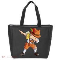 Dabbing German Clothes Oktoberfest Lederhosen Men Prost Beer Tote Bag thumb 0