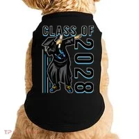 Dabbing Graduation Class Of 2028 Doggie Tank thumb 0
