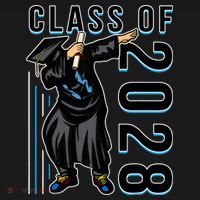 Dabbing Graduation Class Of 2028 Doggie Tank thumb 4
