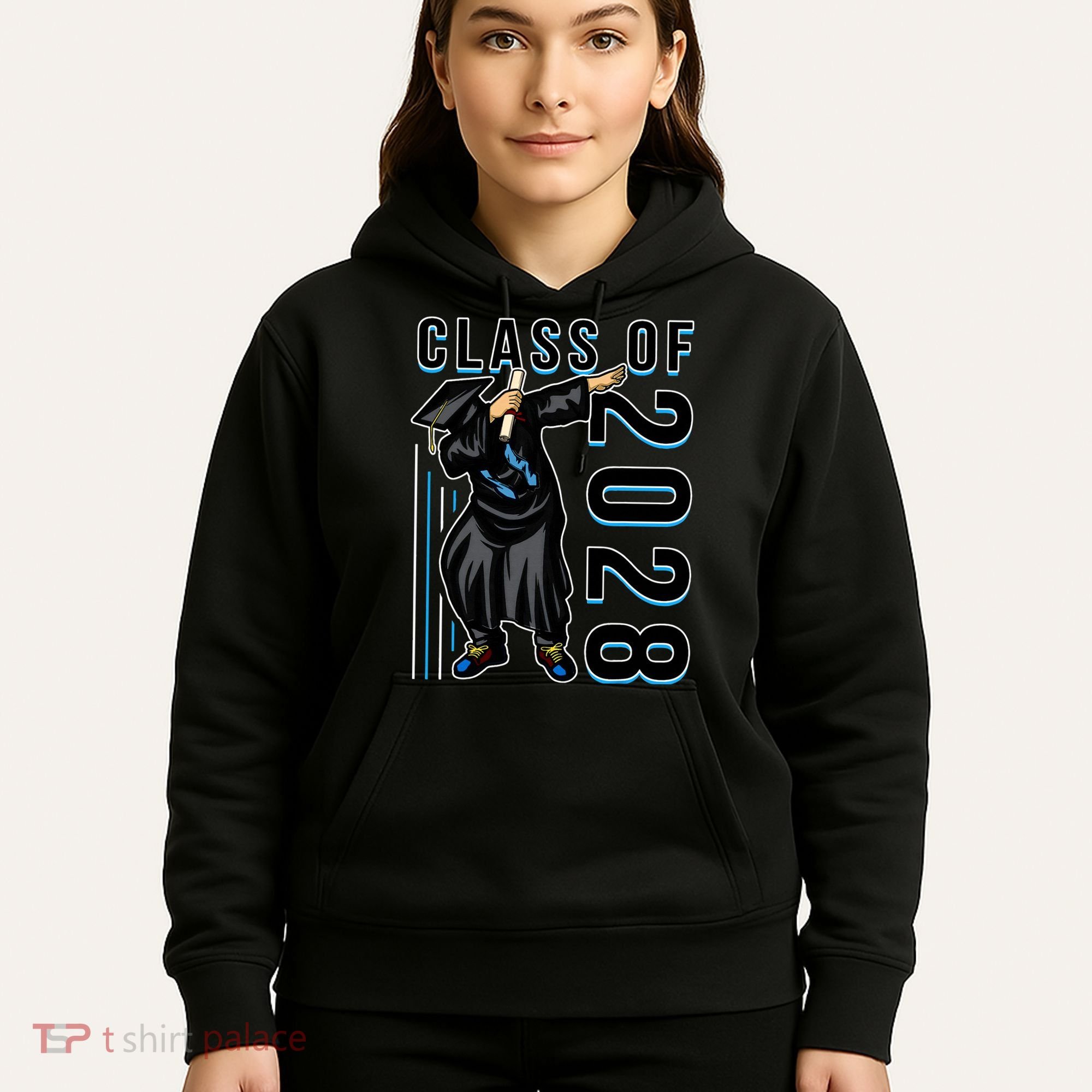 Dabbing Graduation Class Of 2028 Hoodie
