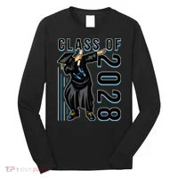 Dabbing Graduation Class Of 2028 Long Sleeve Shirt thumb 0